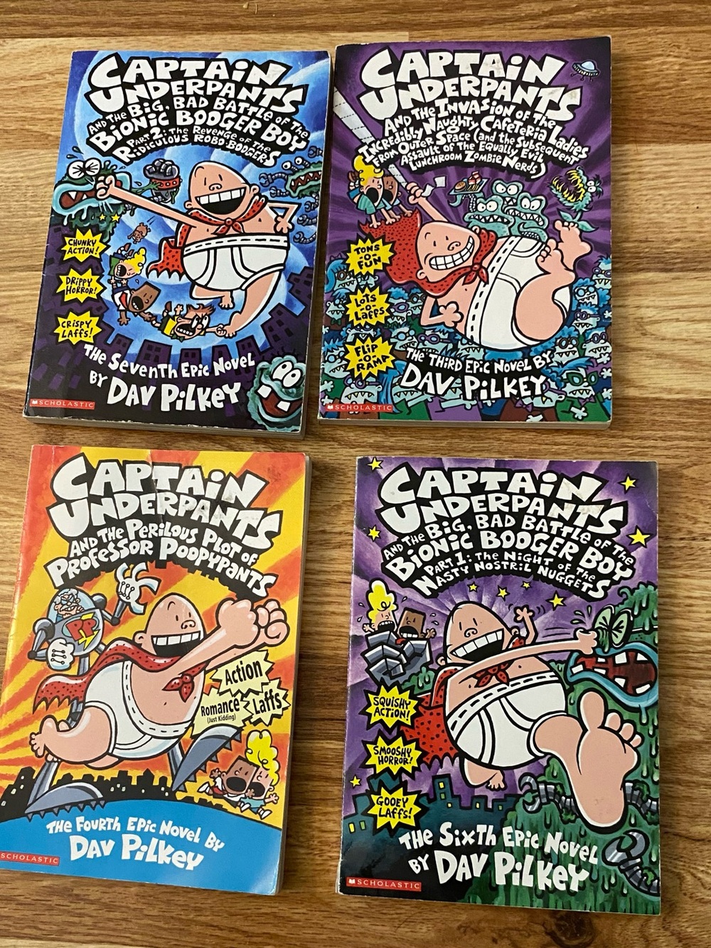 Captain Underpants Book Set by - Colorful Kids Collection